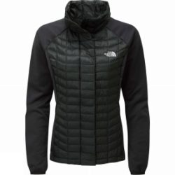 The North Face Womens Thermoball Hybrid Full Zip TNF Black